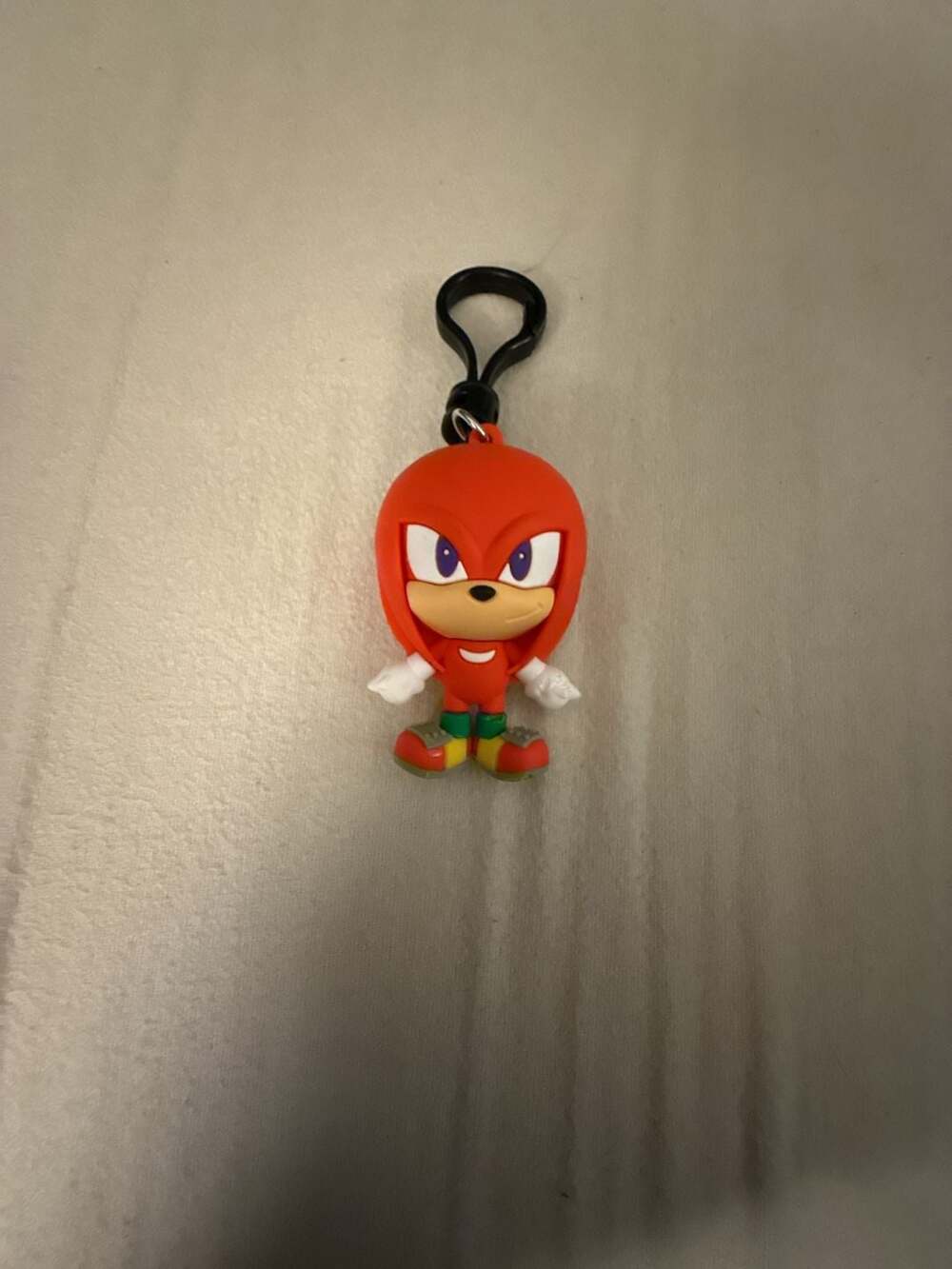 Sonic the Hedgehog Knuckles the Echidna 3D Figural Bag Clip Keyring
